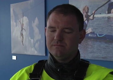 Oklahoma Guardsmen Splash Down with Task Force One - Interview