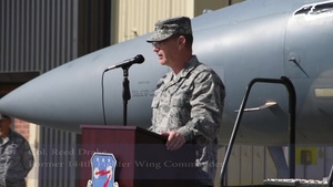 144th FW Change of Command - Col. Drake to Col. Kelly