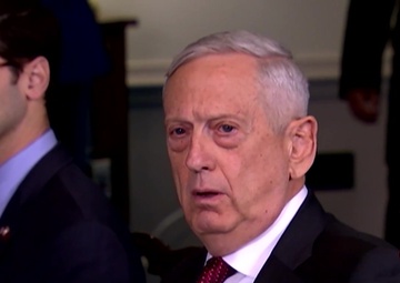 Mattis Addresses Syrian Chemical Attacks