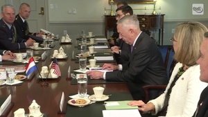 Mattis Meets With Netherlands Defense Minister
