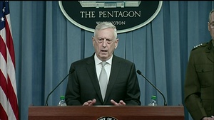 Mattis, Dunford, Brief Press Regarding Syria Strike