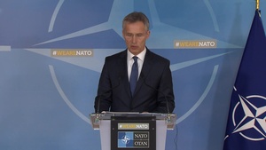Press point by NATO Secretary General Jens Stoltenberg after North Atlantic Council meeting on Syria