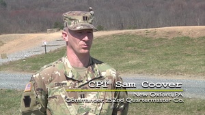 252nd Quartermaster Company performs weapons qualification