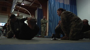 Best Warrior Competition Contestants Perform Physical Fitness