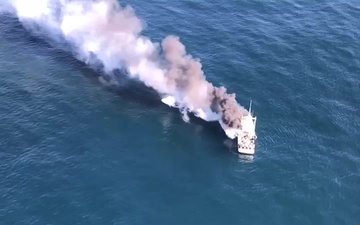 Coast Guard responds to vessel fire near Trinidad