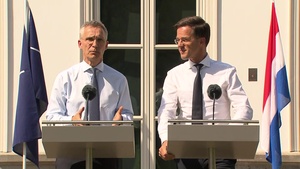 NATO Secretary General visits the Netherlands, Joint Press Point