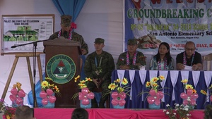 Balikatan 18: Groundbreaking Ceremony at San Antonio Elementary School