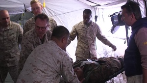 U.S. Marines conduct Mass Casualty training with JAF for Eager Lion 18