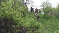 Tajik, U.S. Soldiers work together in the mountains