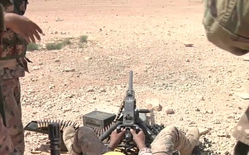 U.S. and Jordanian Armed Forces Live Fire Range w/lower thirds