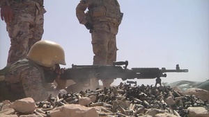 U.S. and Jordanian Armed Forces Live Fire Range B-Roll