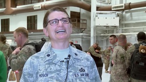 Iowa ANG 133rd Test Squadron Airman return home