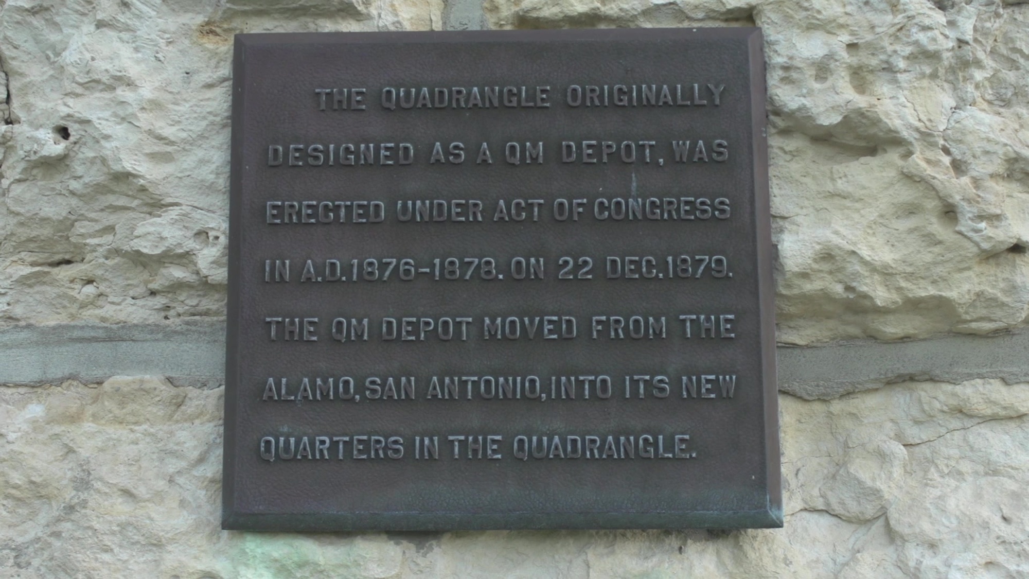 B-roll of Historic Joint Base San Antonio - Fort Sam Houston Quadrangle, Headquarters for Army North.