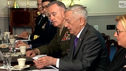 Mattis Welcomes Israeli Counterpart to Pentagon