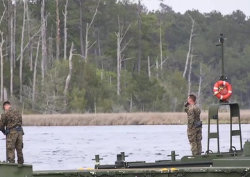 Building Floating Bridges Across New River