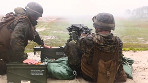 2nd Marine Division Band Fires Mk 19's