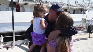 St. Petersburg based Coast Guard cutter returns home after 71-day deployment