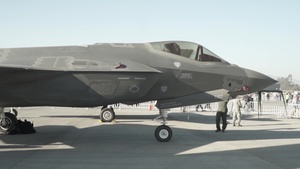 F-35 Heritage Flight Team - FIDAE Air Show Broll