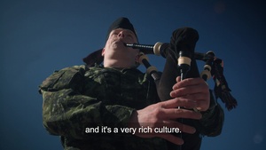 #WeAreNATO The Canadian Piper, Master Version with Subtitles