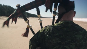 #WeAreNATO The Canadian Piper, International Version with Music