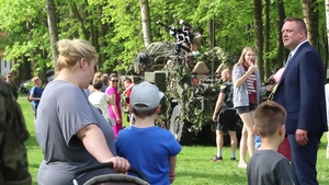 Nato Soldiers Help Celebrate Polish Flag Day