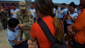 Balikatan 18: Cooperative Health Engagement with Ilagan Police Officers
