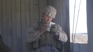 U.S. Marines with 3rd battalion, 4th Marine Regainment (3/4), plan strikes for a bilateral fire support coordination exercise (FSCEX) during ITX 3-18