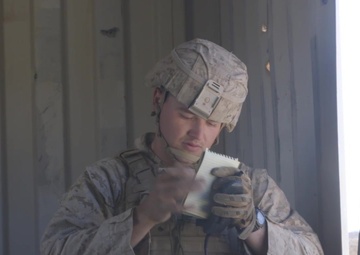 U.S. Marines with 3rd battalion, 4th Marine Regainment (3/4), plan strikes for a bilateral fire support coordination exercise (FSCEX) during ITX 3-18