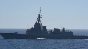 USS Laboon Sails with Spanish & Greek Frigates During Dynamic Manta