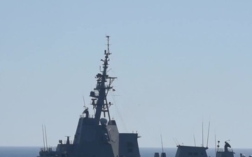 USS Laboon Sails with Spanish &amp; Greek Frigates During Dynamic Manta