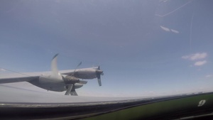 Five Ship Formation Flight at 179th Airlift Wing