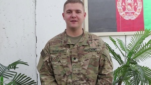 Spc. Markus Bowling