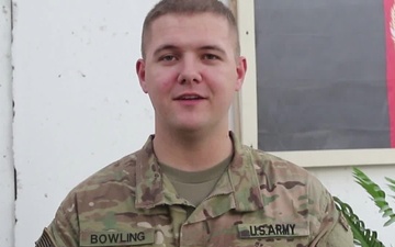 Spc. Markus Bowling