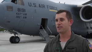 437th Airlift Wing's C-17 Demo Team in JB McGuire-Dix-Lakehurst 2018 Air Show