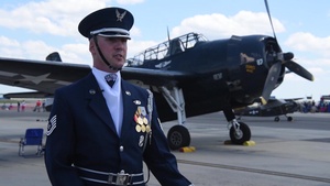 Honor Guard Drill Team Performance at Joint Base Charleston's 2018 Air Show