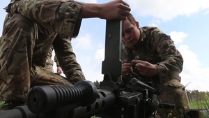 Battle Group Poland Starts Weapons Training Event with U.K. Army (B-Roll)