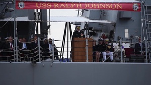 USS Ralph Johnson Ship Commissioning