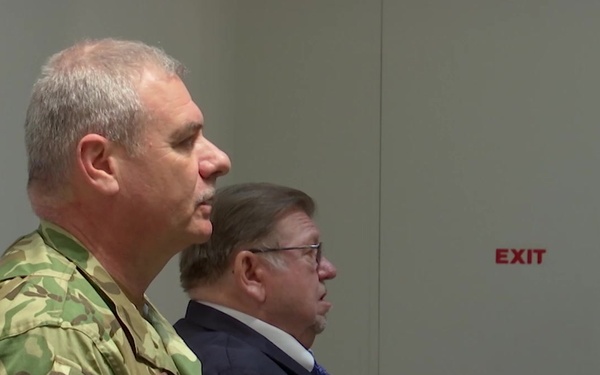 Hungarian Delegation visits 180th Fighter Wing