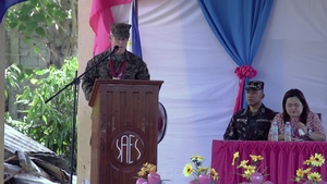 Balikatan 18: San Antonio Elementary Ribbon Cutting