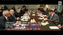 Mattis Meets With Uzbekistan’s President