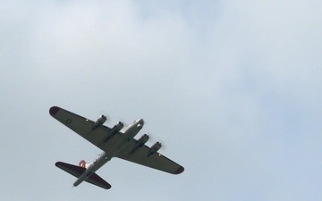 WWII Aircraft Fly Over the NMUSAF