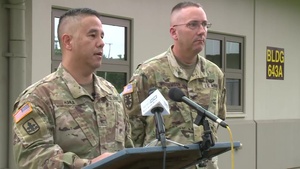 Brig. Gen. Kenneth Hara Press Conference