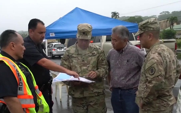 National Guard Responds to Live Volcano