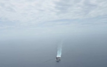 U.S. &amp; French Navy Flyover for Chesapeake 2018