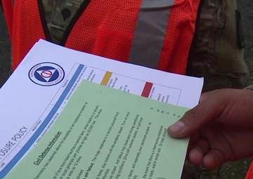 Hawaii National Guardsmen Go Door to Door