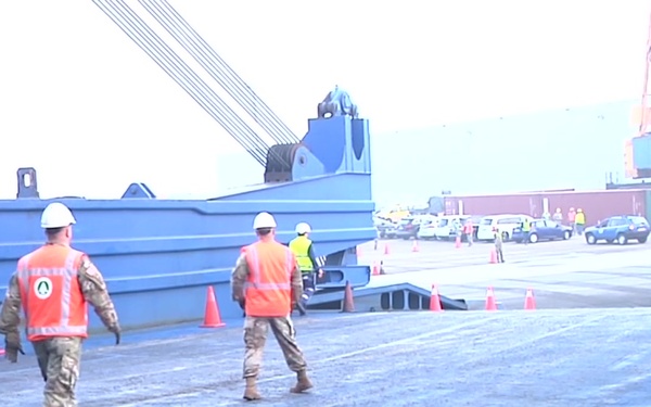 1st Armored Brigade Combat Team, 1st Cavalry Division ramp down port operations B-Roll