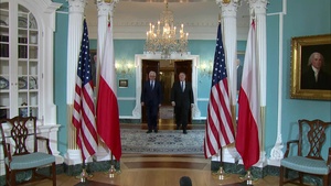 Secretary of State Pompeo Meets with Polish Foreign Minister Jacek Czaputowicz (camera spray)
