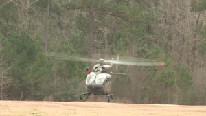 UH-72 Lakota Helicopter Take Off