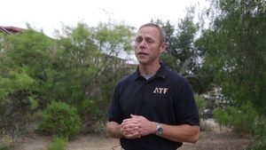 (B-Roll) Camp Pendleton Marines organize regional ATF K9 training