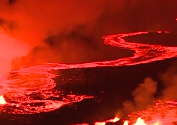 Puna Lava Flow, Night Shoot B-roll